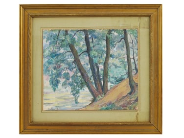 RUSSIAN PAINTING BY VICTOR BORISOV-MUSATOV LANDSCAPE