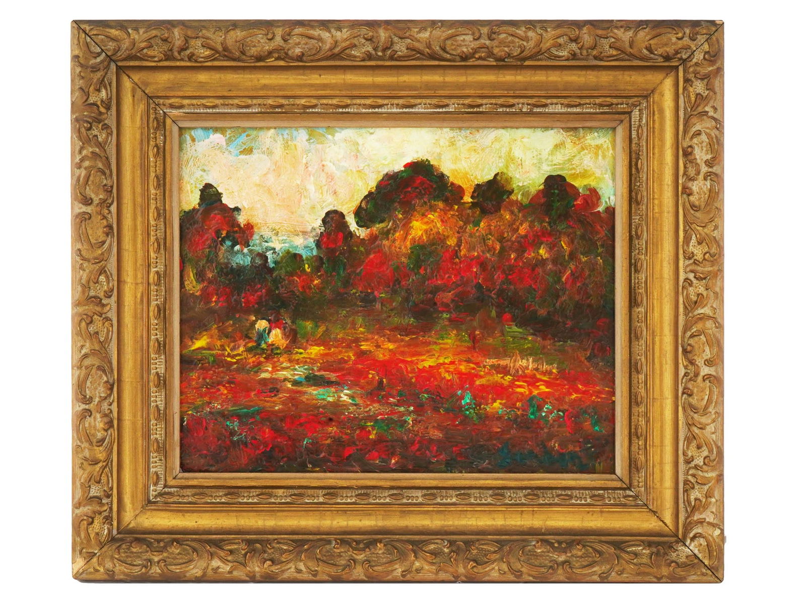 FRENCH LANDSCAPE OIL PAINTING BY CHAIM SOUTINE (1 of 5)