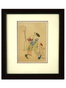 RUSSIAN AVANT GARDE PAINTING BY VLADIMIR LEBEDEV