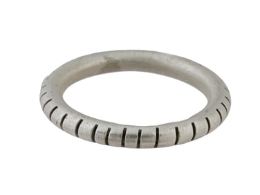 VINTAGE MEXICAN STERLING SILVER RIBBED RING