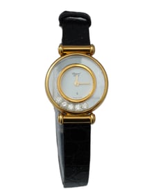 CHOPARD HAPPY DIAMONDS 18K GOLD WOMENS WRISTWATCH