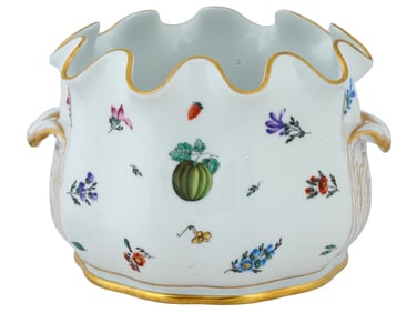 VINTAGE ITALIAN RICHARD GINORI PORCELAIN CACHEPOT