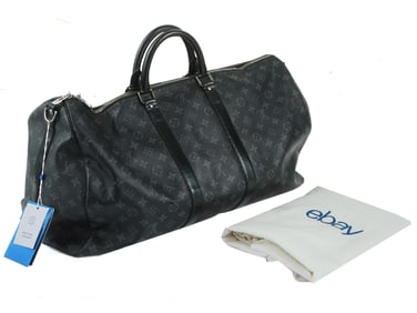 MONOGRAM ECLIPSE KEEPALL BANDOULIERE 55 BAG