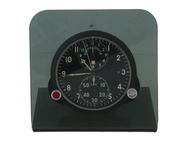 VINTAGE RUSSIAN USSR SOVIET ACHS 1 AIRCRAFT CLOCK