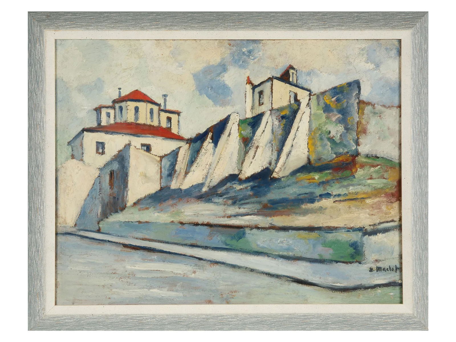 ELISEE MACLET FRENCH POST IMPRESSIONIST OIL PAINTING (1 of 4)