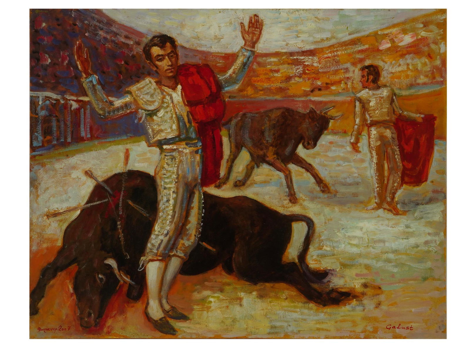 ARMENIAN OIL PAINTING BY GALUST DARBINYAN 2007 (1 of 6)