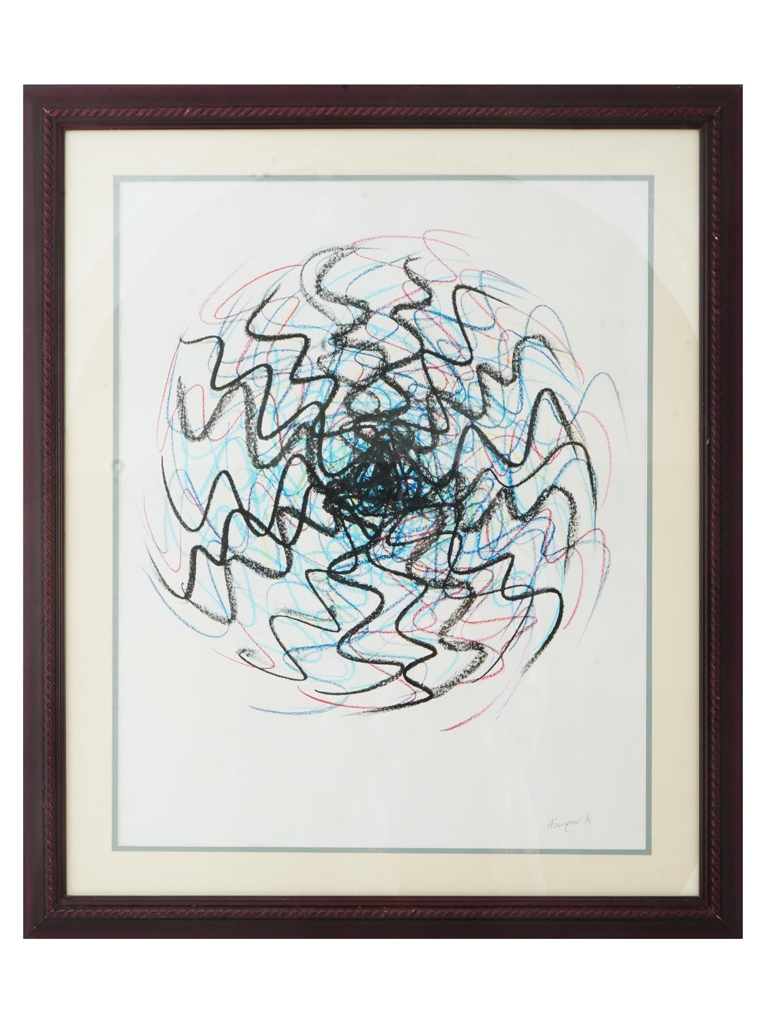 POLISH ABSTRACT OIL PAINTING BY WOJCIECK V FANGOR (1 of 4)