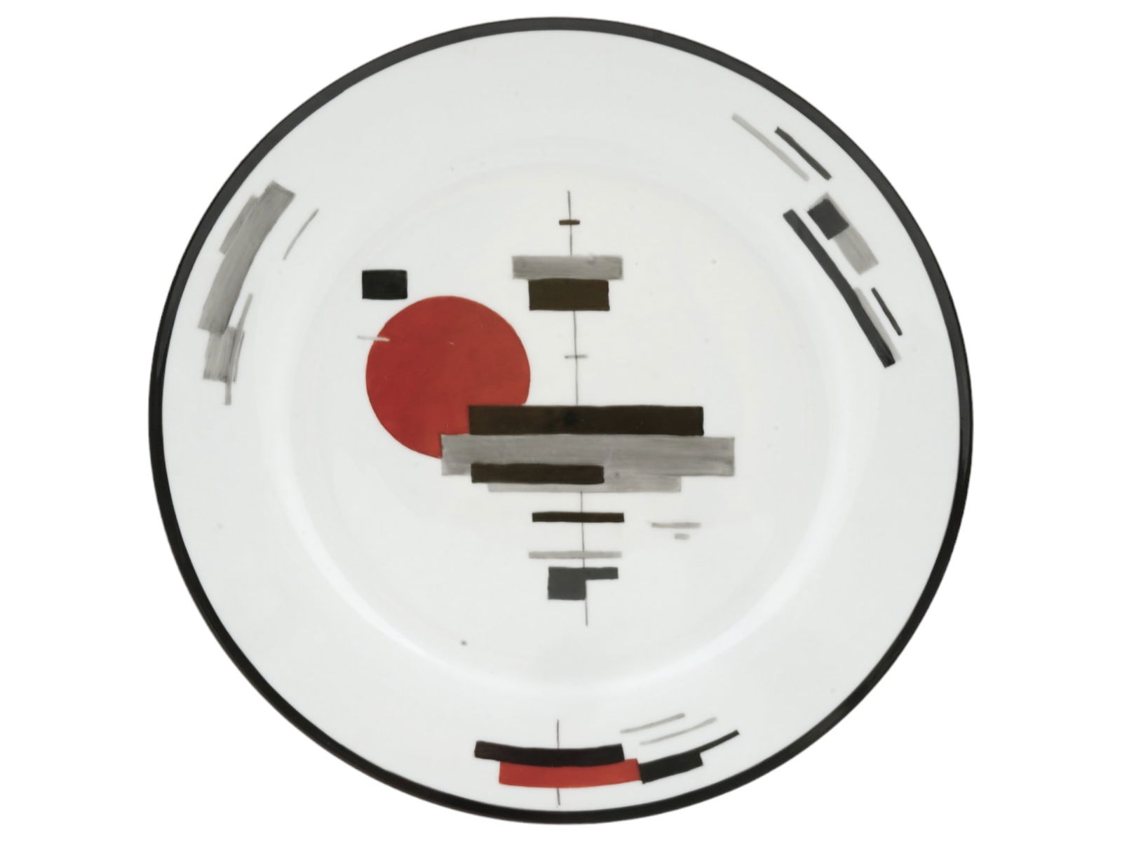 RUSSIAN PORCELAIN PLATE AFTER NICOLAI SUETIN (1 of 4)