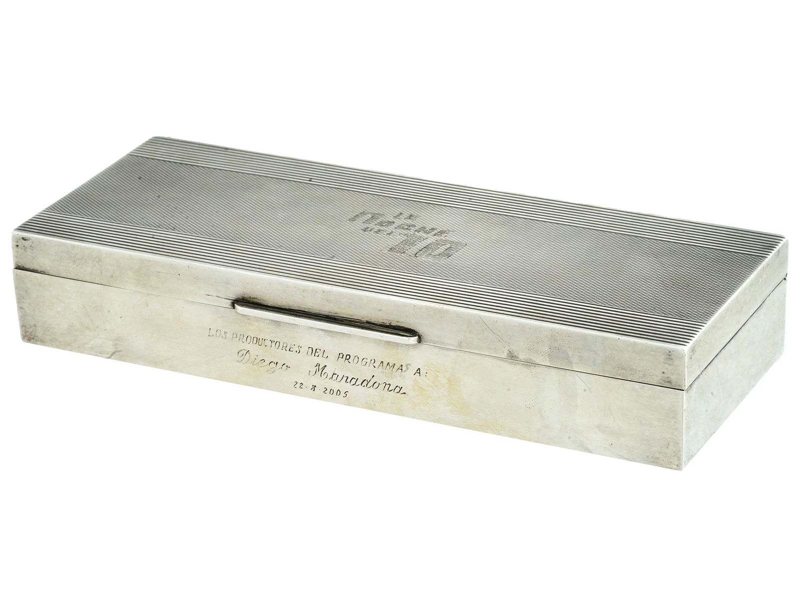 LE NOCHE DEL 10 DIEGO MARADONA SILVER TRINKET BOX (1 of 11)