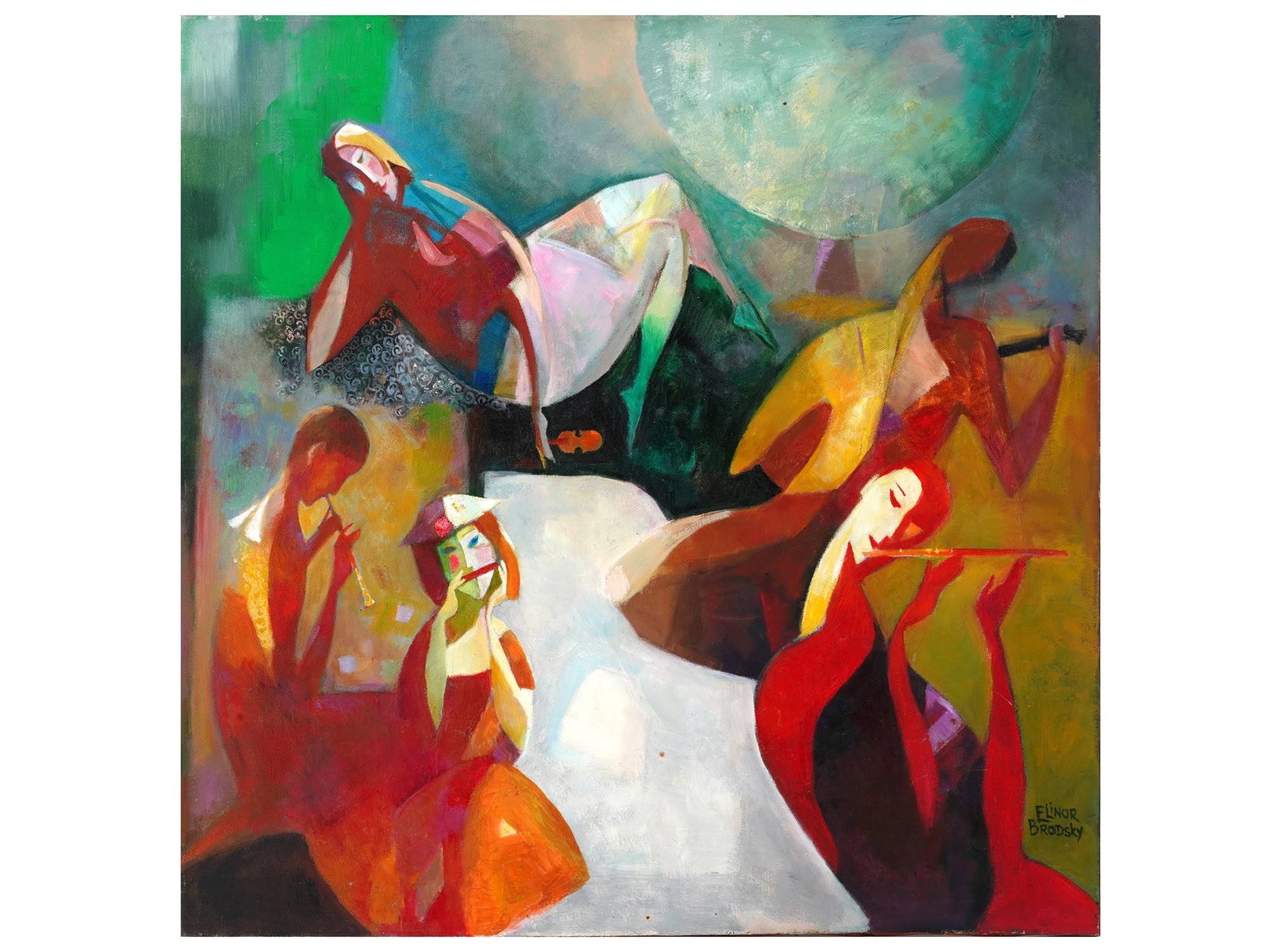 RUSSIAN AND ISRAELI ELINOR BRODSKY PAINTING 2011 (1 of 5)