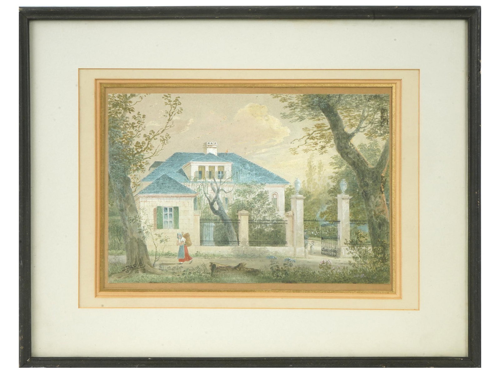 AMERICAN COUNTRY HOUSE PAINTING BY WALTER PARIS (1 of 4)