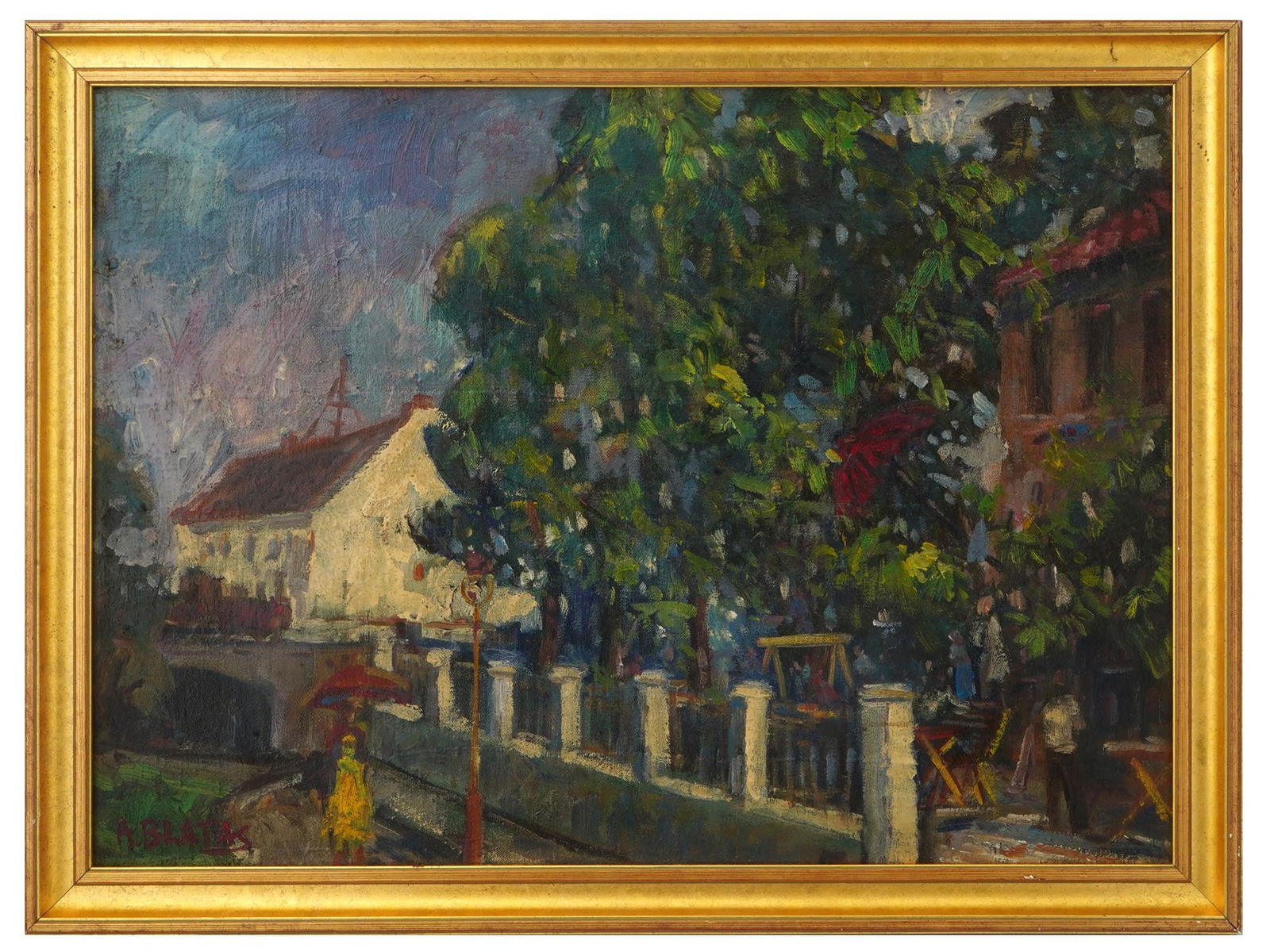 AMERICAN CITY SCENE PAINTING BY ARBIT BLATAS (1 of 6)