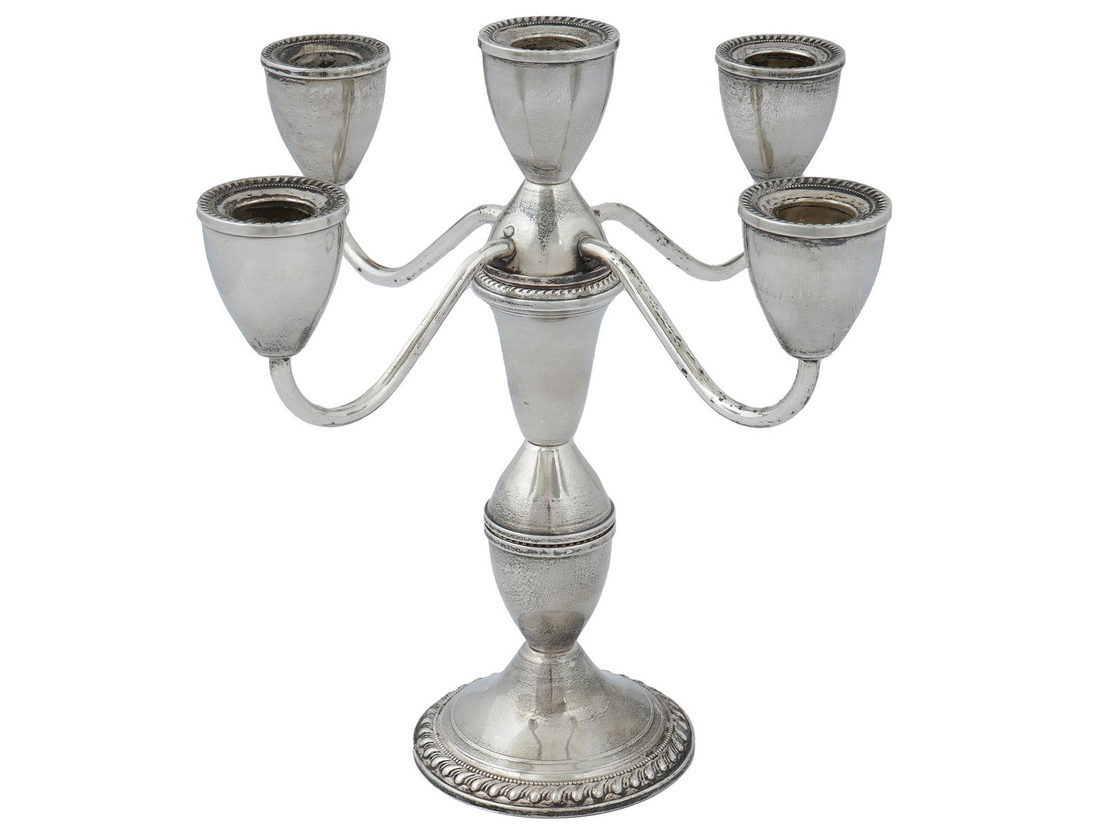AMERICAN DUCHIN WEIGHTED STERLING SILVER CANDELABRA (1 of 7)