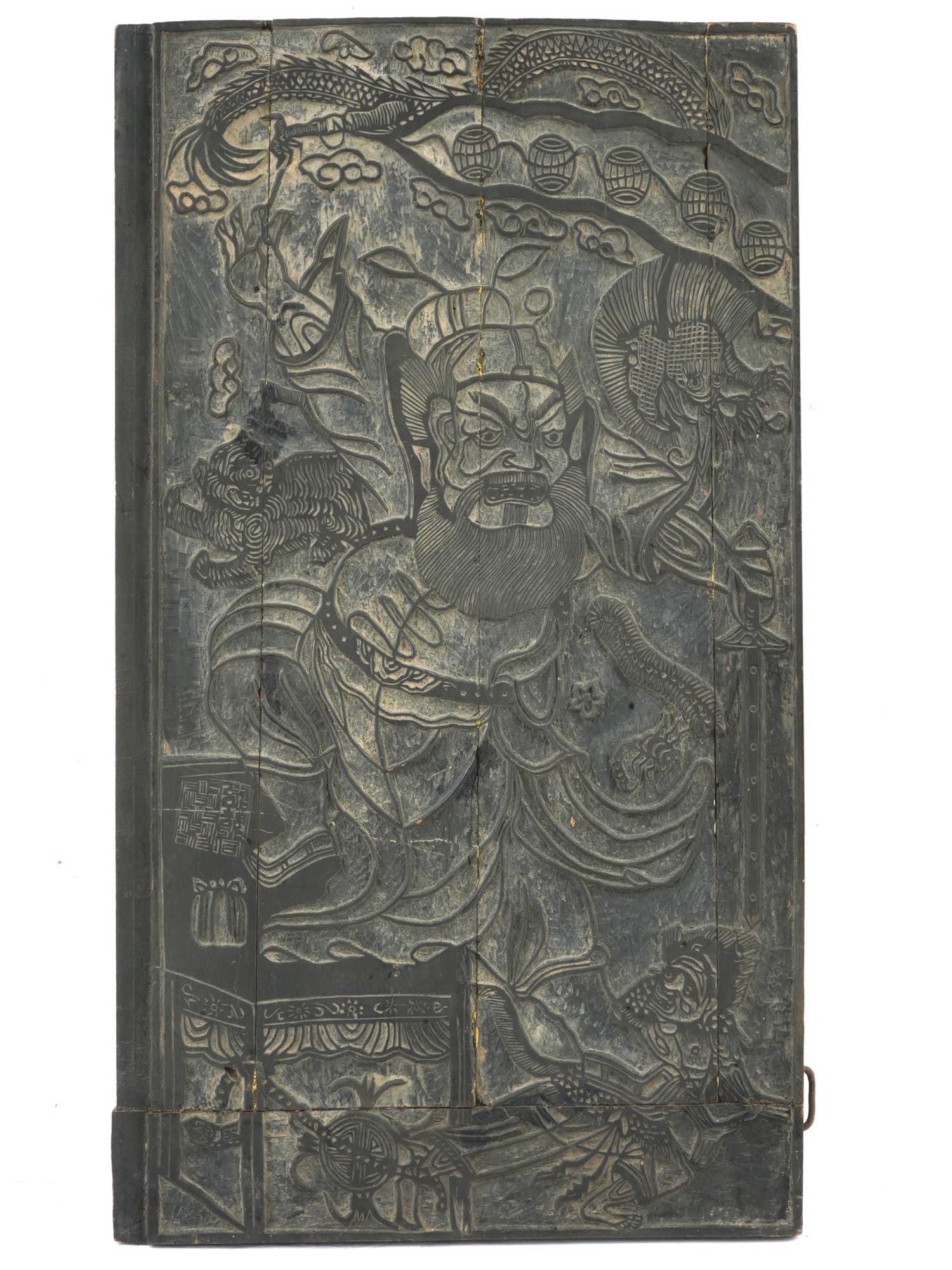 ANTIQUE ORIGINAL 19TH CENTURY CHINESE WOODEN BLOCK (1 of 4)