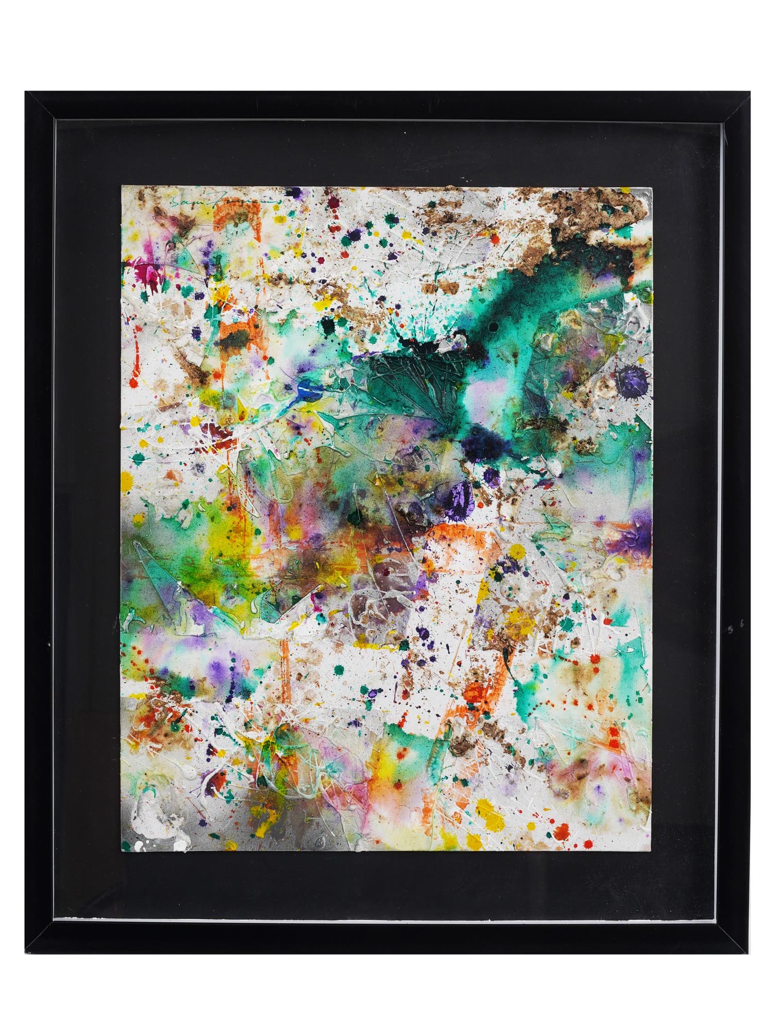 ABSTRACT PAINTING SIGNED SAMUEL LEWIS FRANCIS (1 of 6)