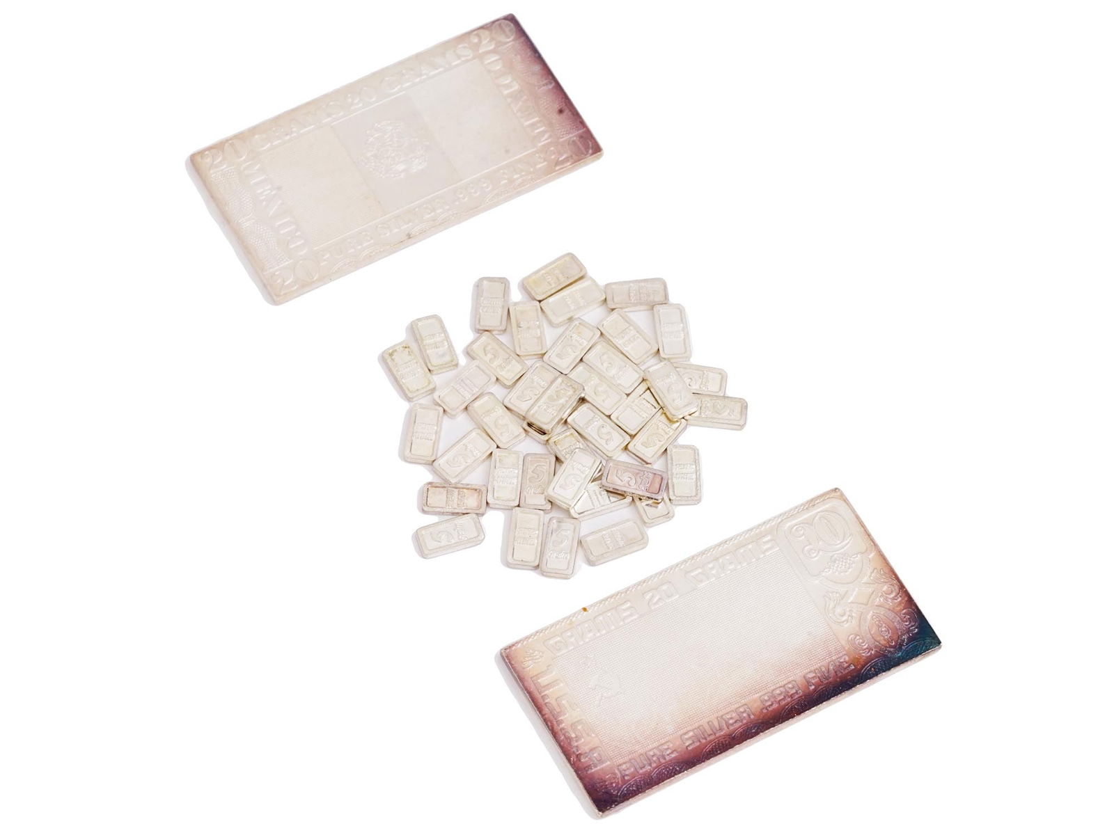 VINTAGE INTERNATIONAL USSR MEXICO SILVER BULLIONS (1 of 7)