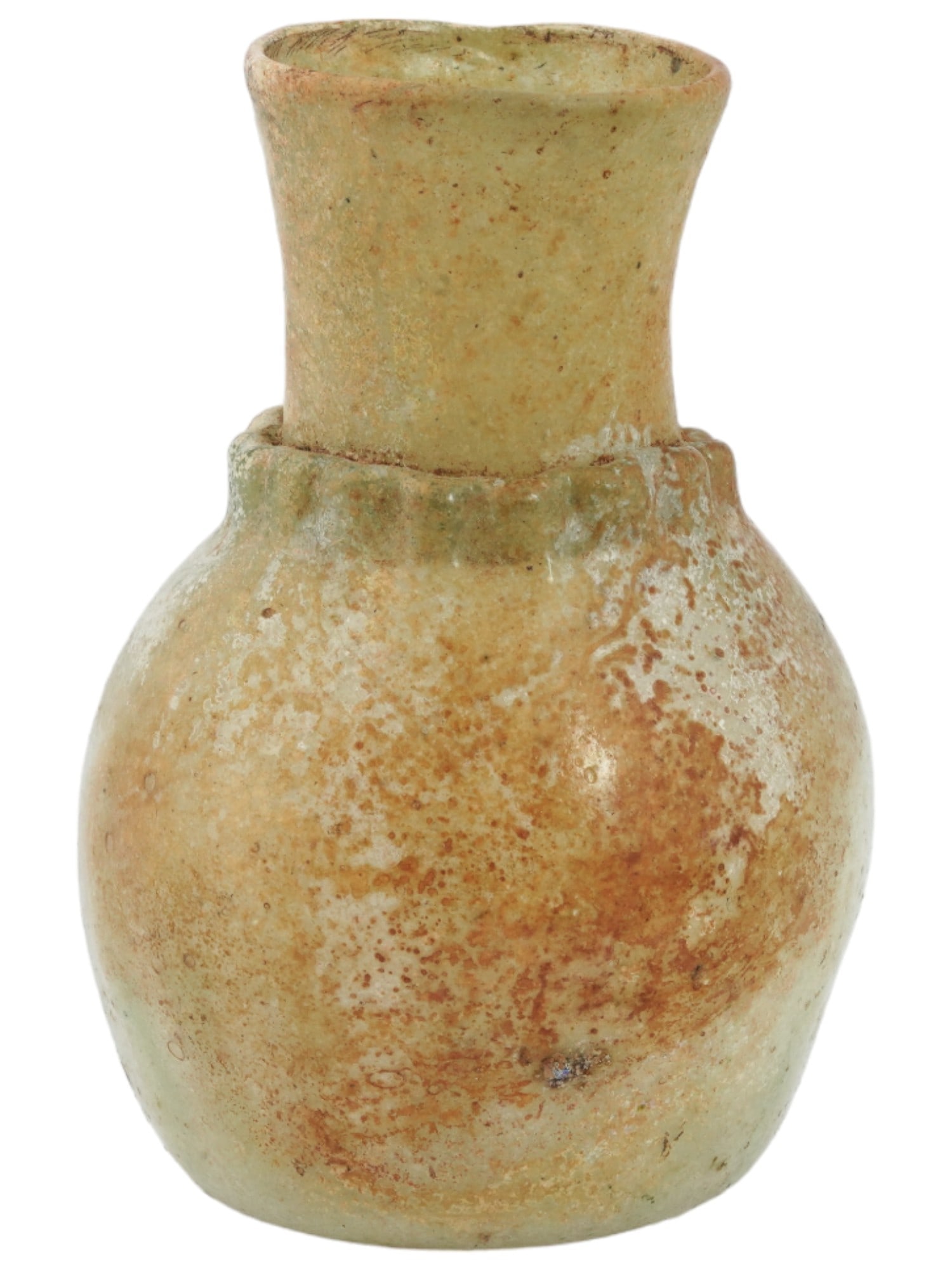 ANCIENT ROMAN DECORATED GLASS BOTTLE PERFUME SPRINKLER (1 of 8)