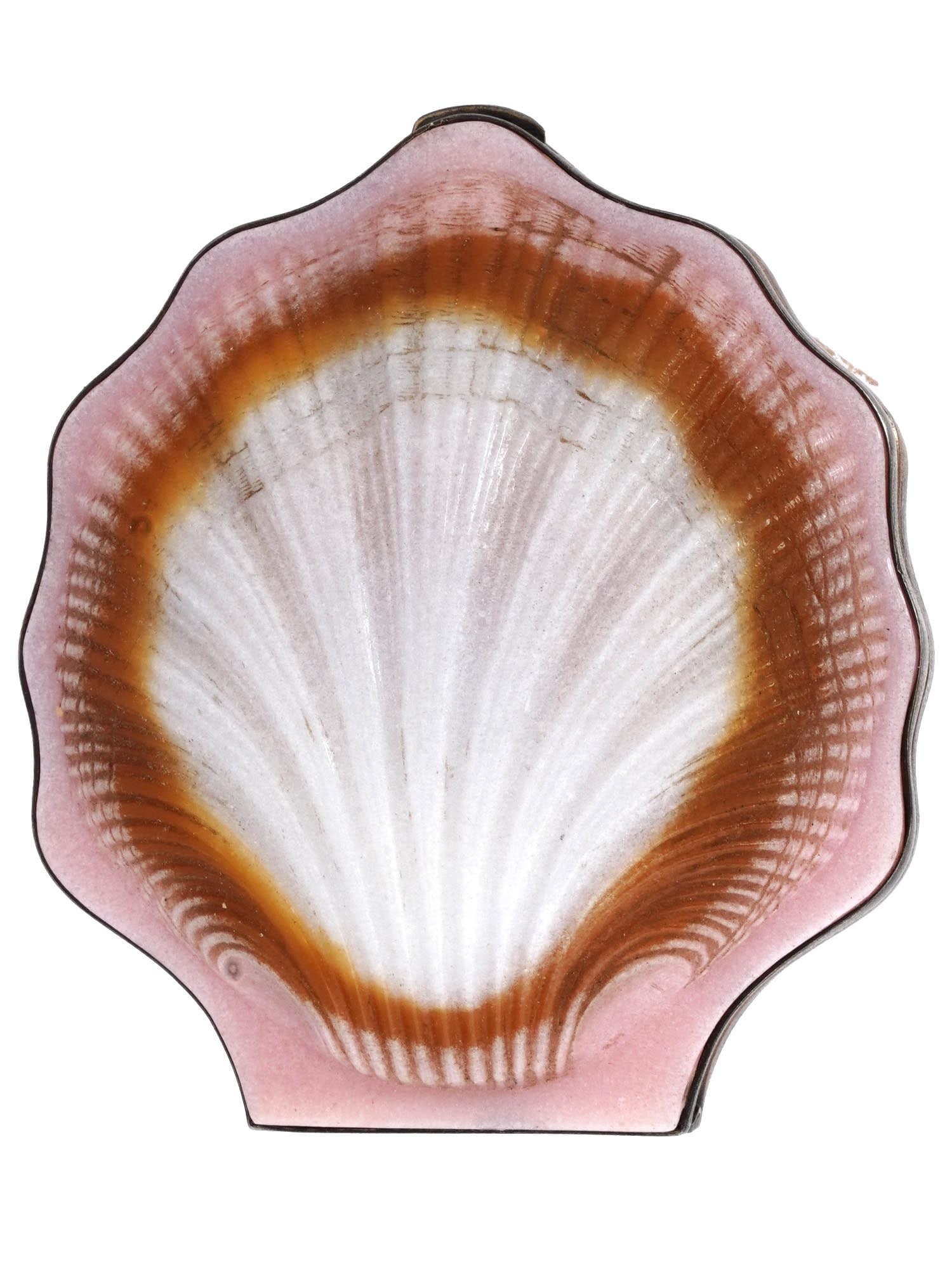 RUSSIAN SOVIET ERA GILT SILVER ENAMEL COMPACT CASE (1 of 8)