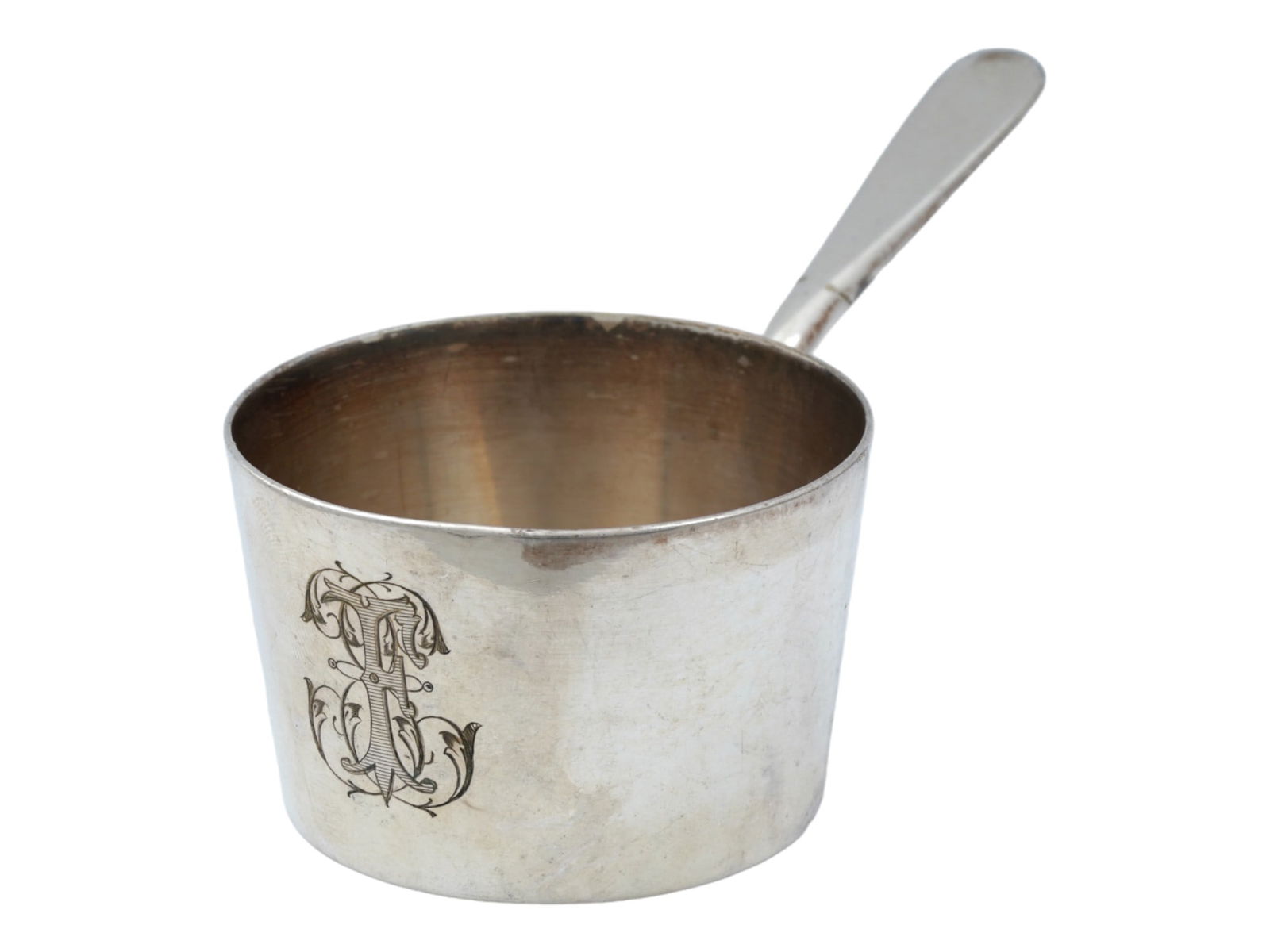 FRENCH CHRISTOFLE SILVER BRANDY WARMING POT (1 of 8)