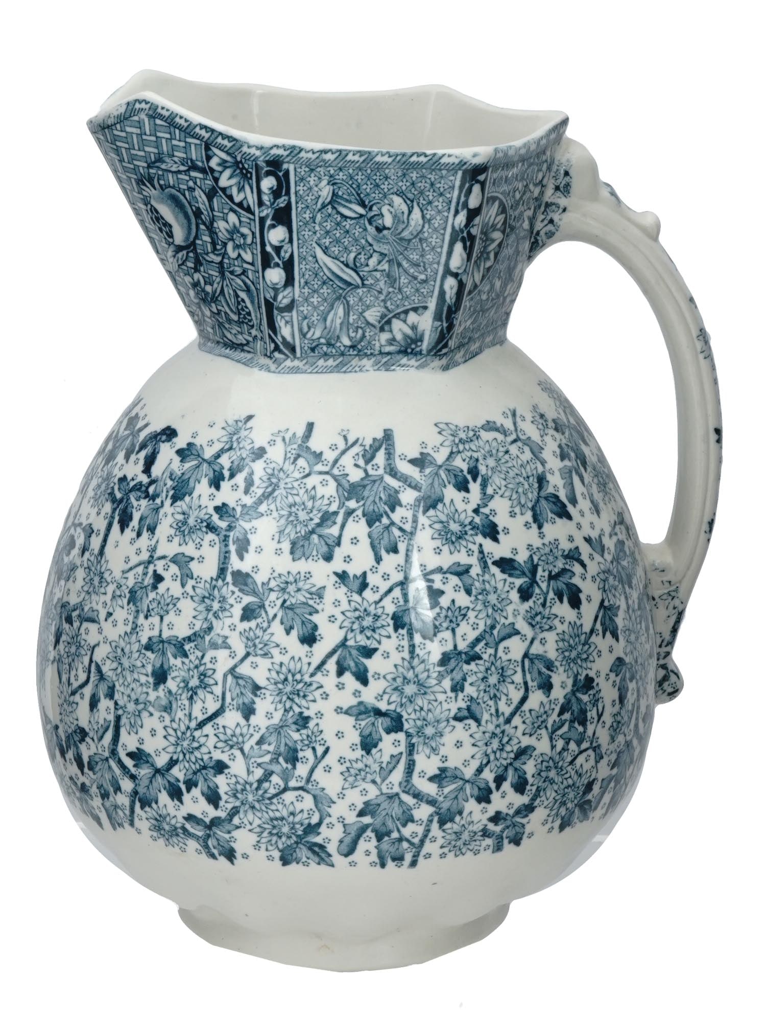 ANTIQUE ENGLISH DB CO IMPERIAL PORCELAIN PITCHER (1 of 8)