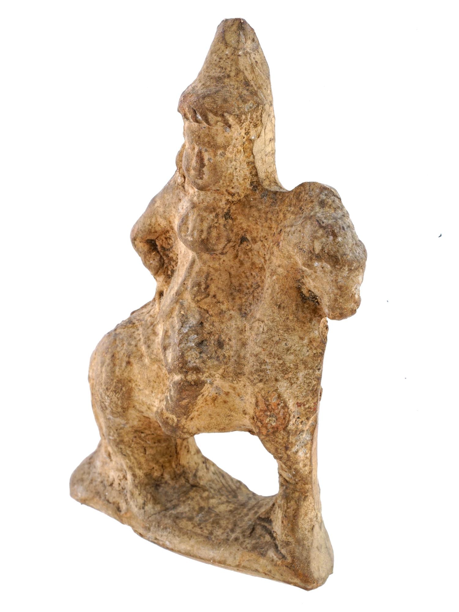 ANCIENT HELLENISTIC CYPRIOT TERRACOTTA RIDER FIGURE (1 of 6)