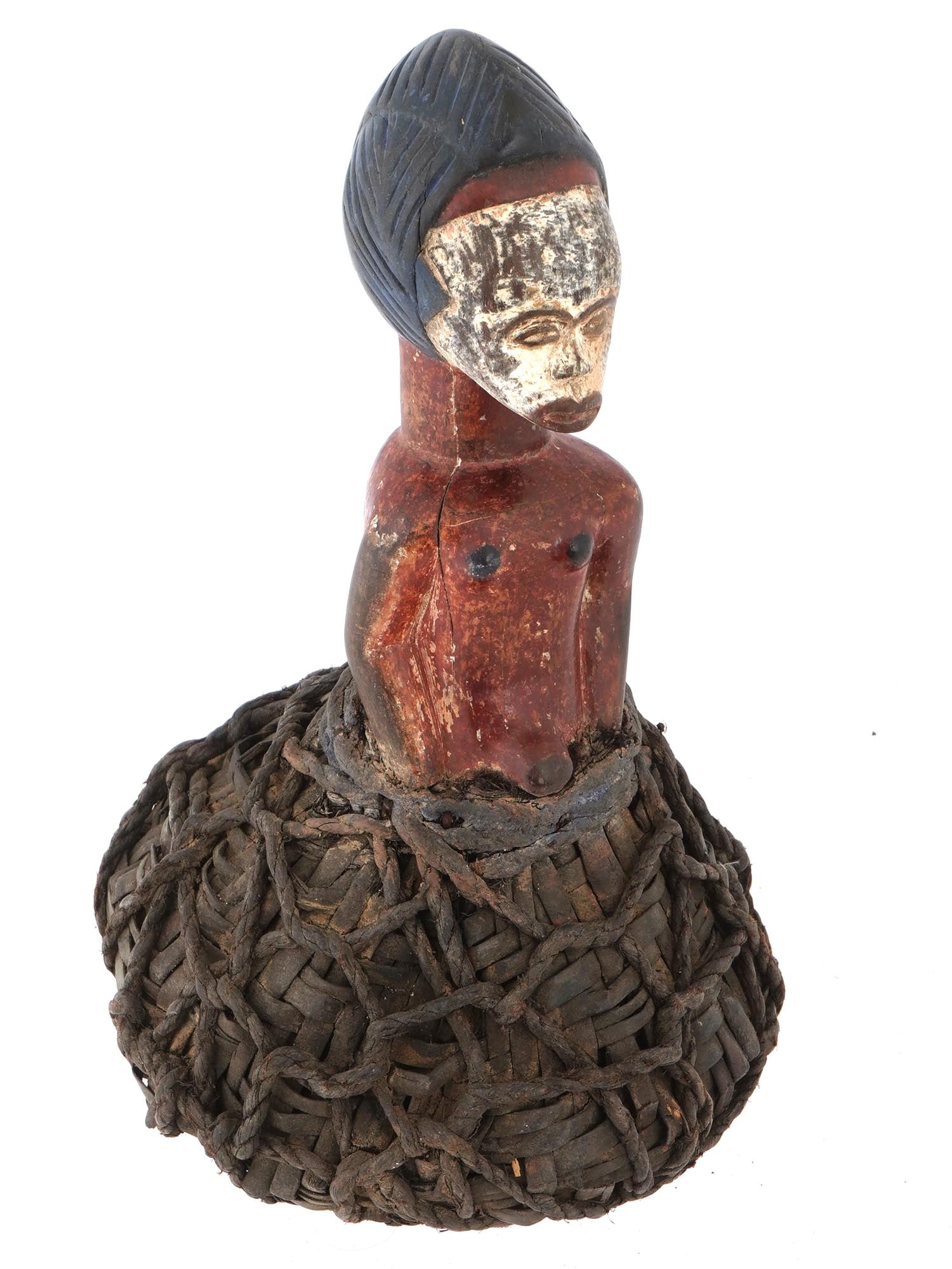 CENTRAL AFRICAN GABON LUMBOH FETISH RELIQUARY FIGURE (1 of 8)