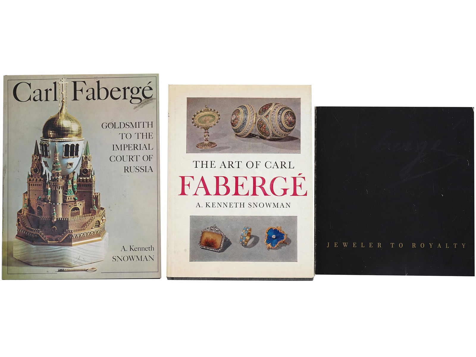 CARL FABERGE JEWELRY BOOKS BY A. KENNETH SNOWMAN (1 of 12)