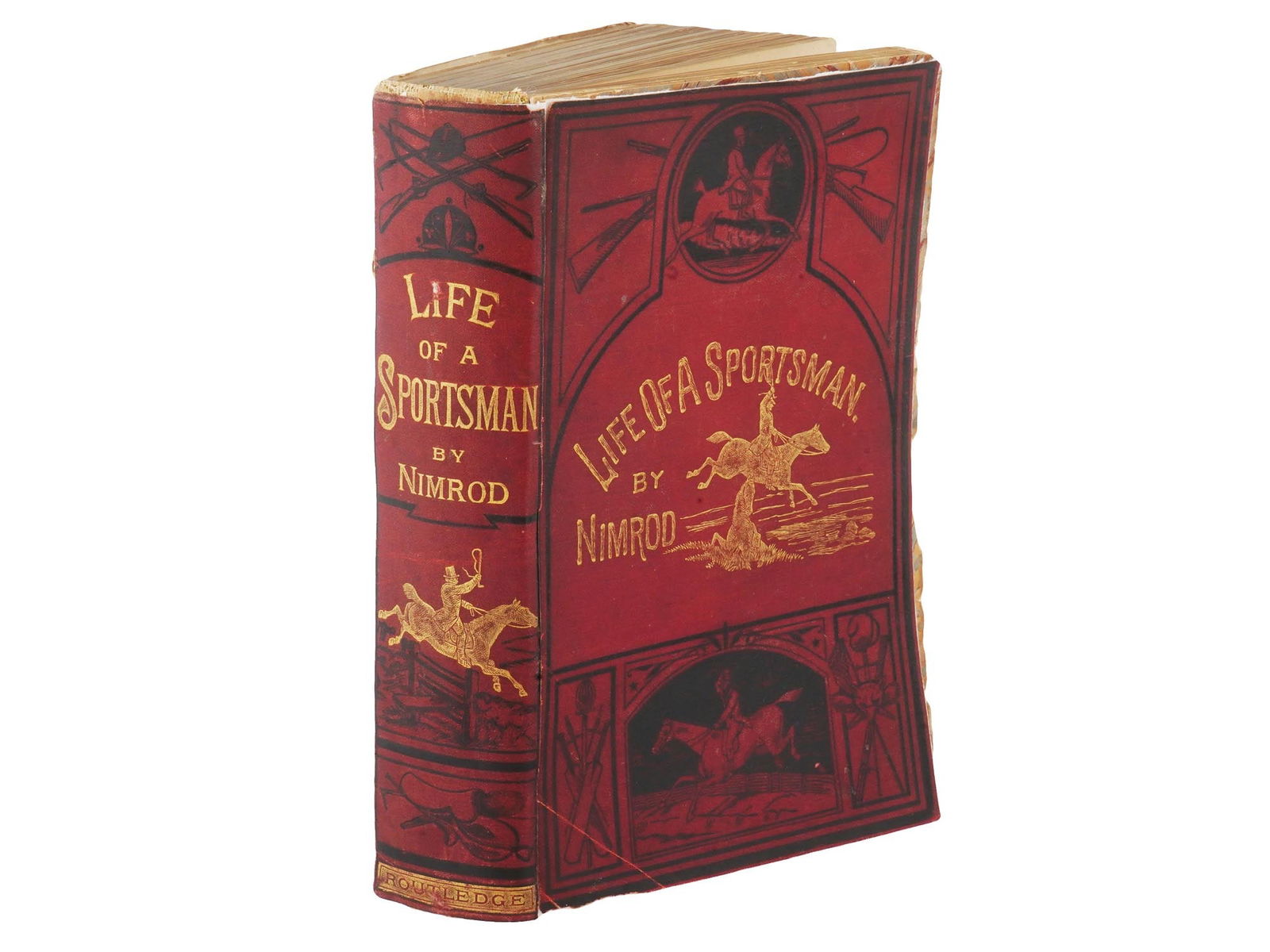 1874 ILLUSTRATED BOOK LIFE OF A SPORTSMAN BY NIMROD (1 of 8)