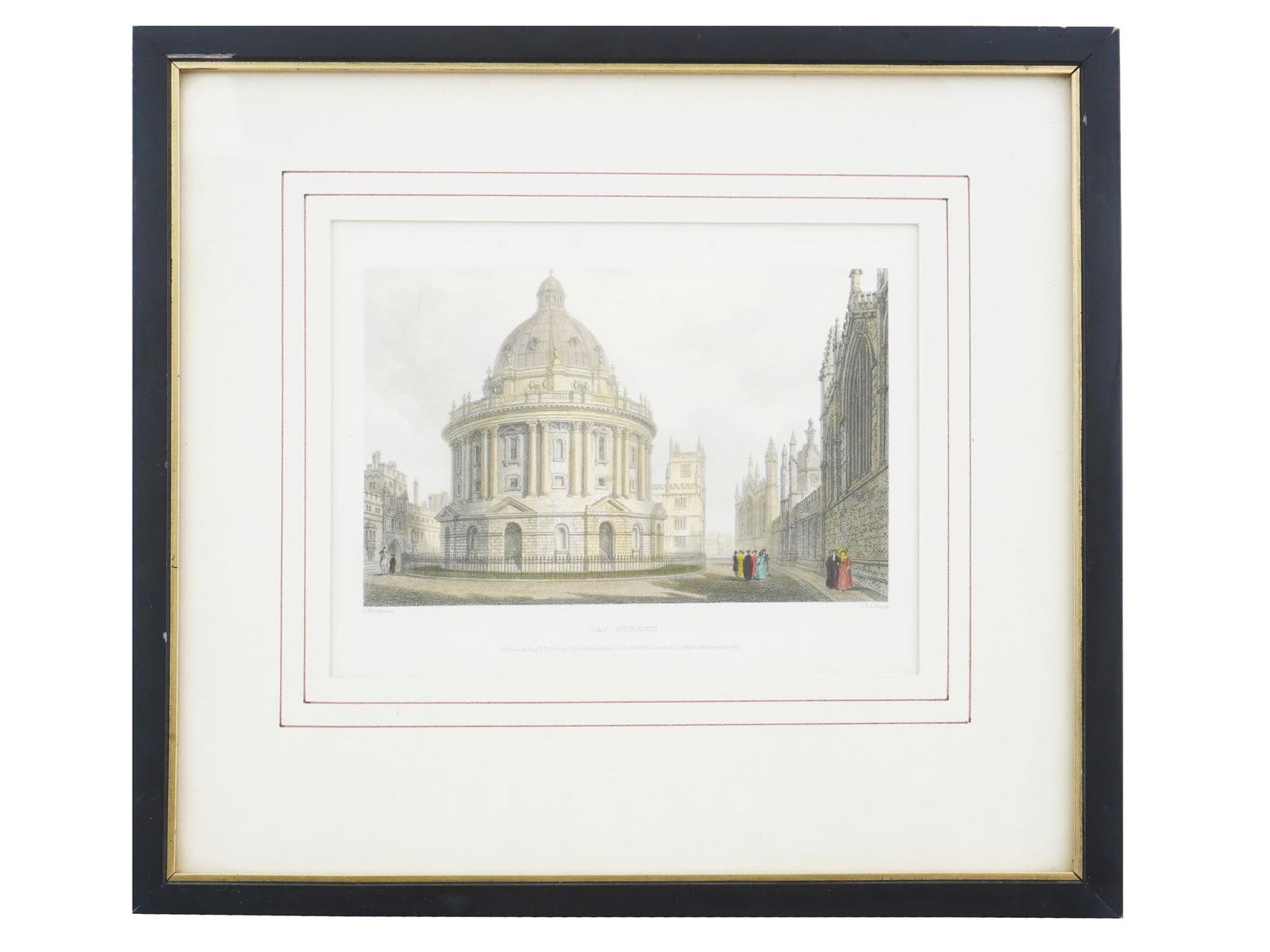 19TH CEN BRITISH OXFORD ENGRAVING AFTER MACKENZIE (1 of 5)