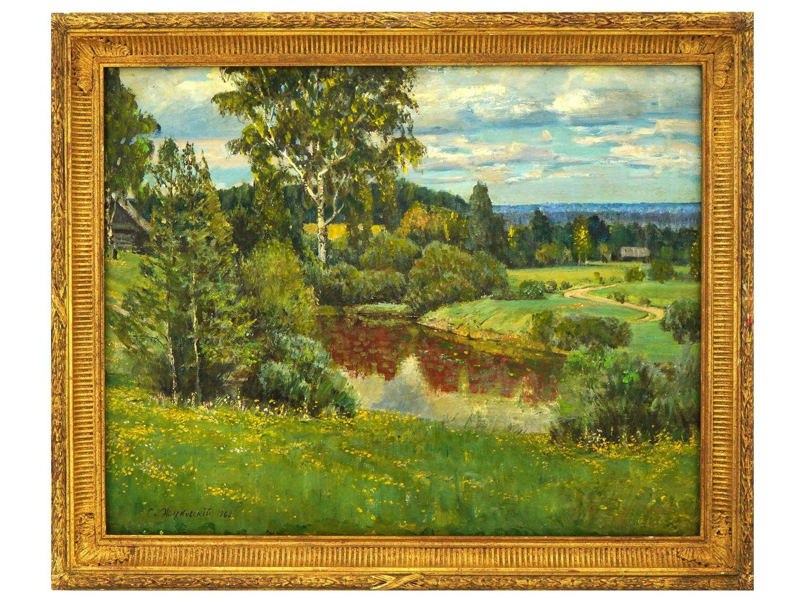 STANISLAV ZHUKOVSKY RUSSIAN LANDSCAPE OIL PAINTING (1 of 6)