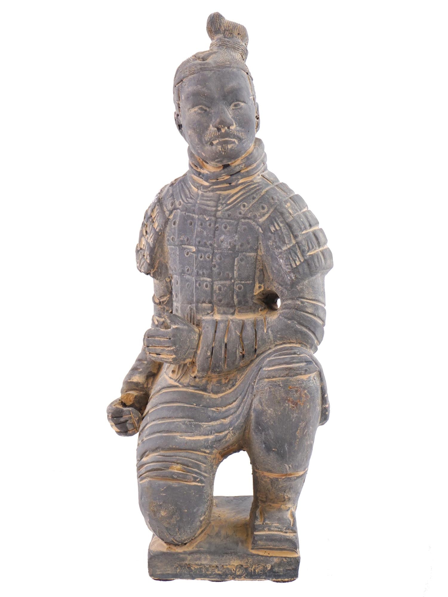 CHINESE KNEELING ARCHER TERRACOTTA WARRIOR SCULPTURE (1 of 7)
