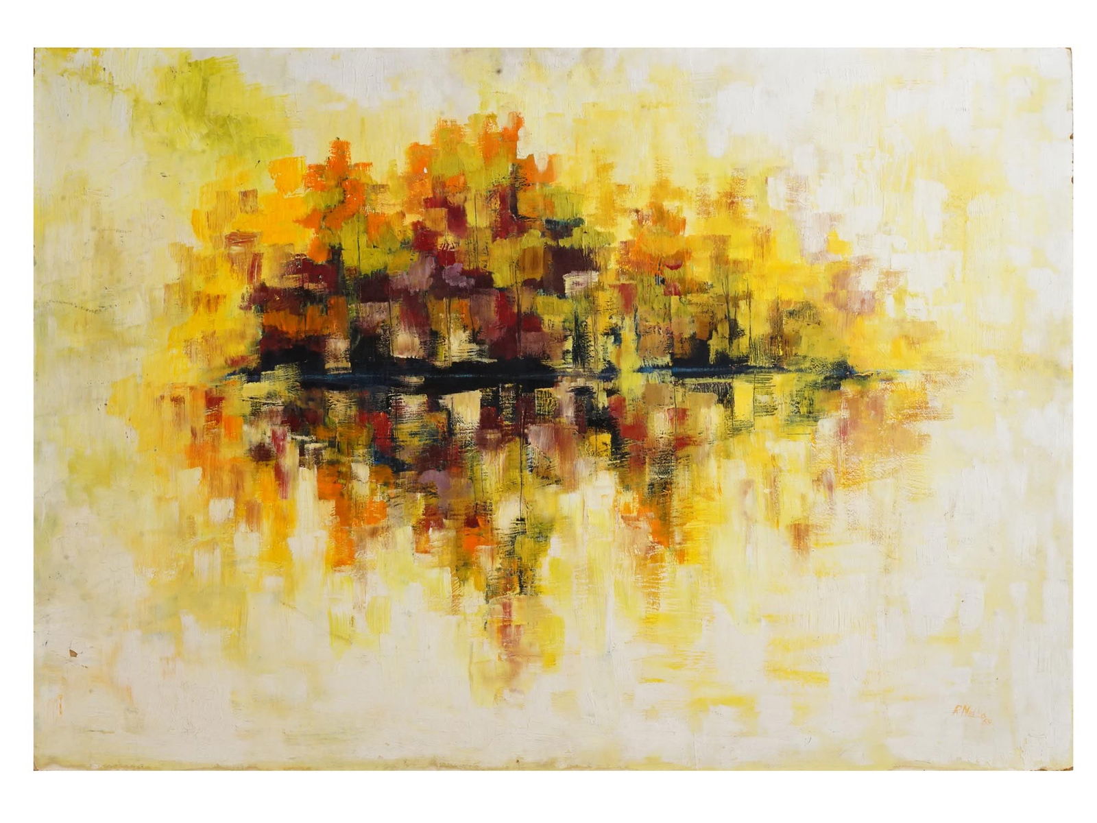 AMERICAN LANDSCAPE OIL PAINTING BY RICHARD MELLO (1 of 6)