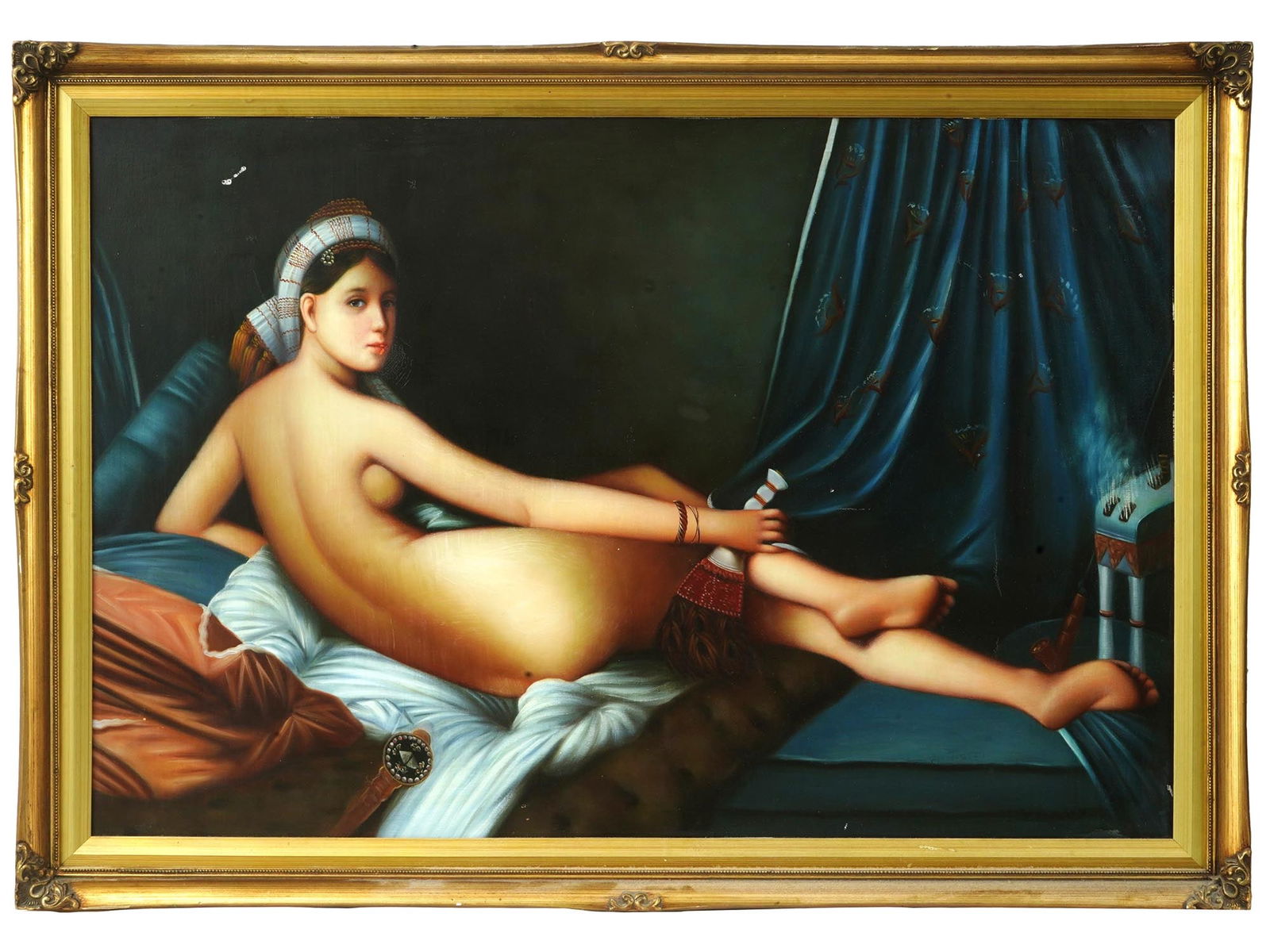 OIL ON CANVAS PAINTING AFTER JEAN AUGUSTE INGRES (1 of 4)