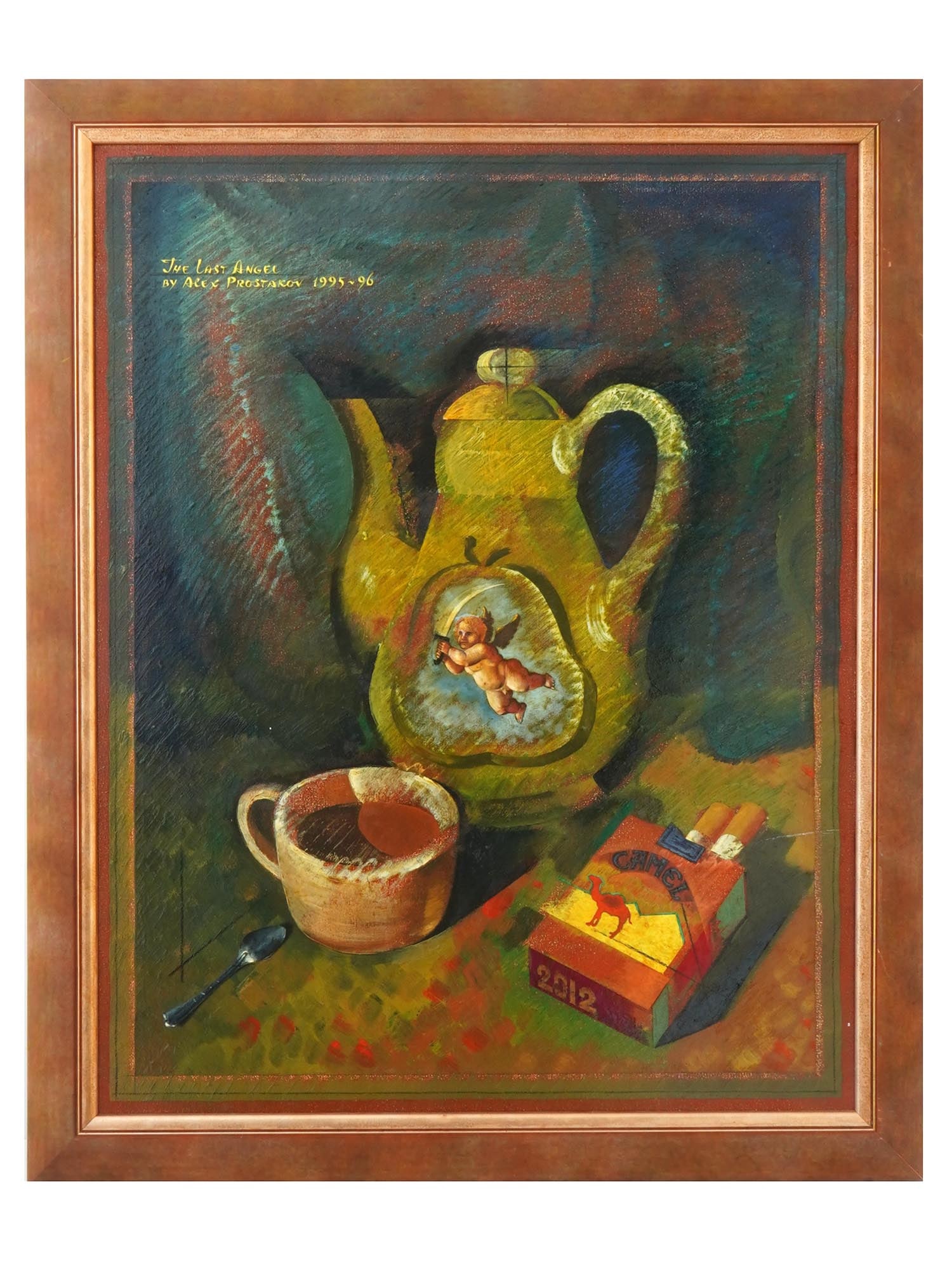 RUSSIAN ALEXANDER PROSTAKOV LAST ANGEL PAINTING (1 of 6)