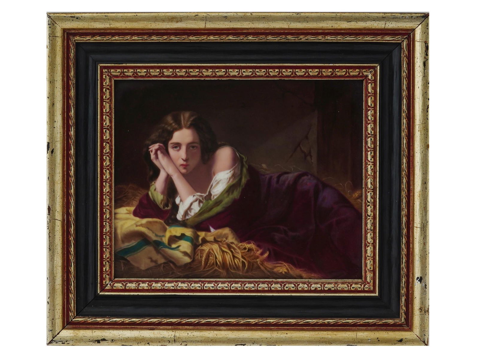 PORCELAIN PLAQUE BY KPM AFTER FRANCESCO HAYEZ (1 of 3)