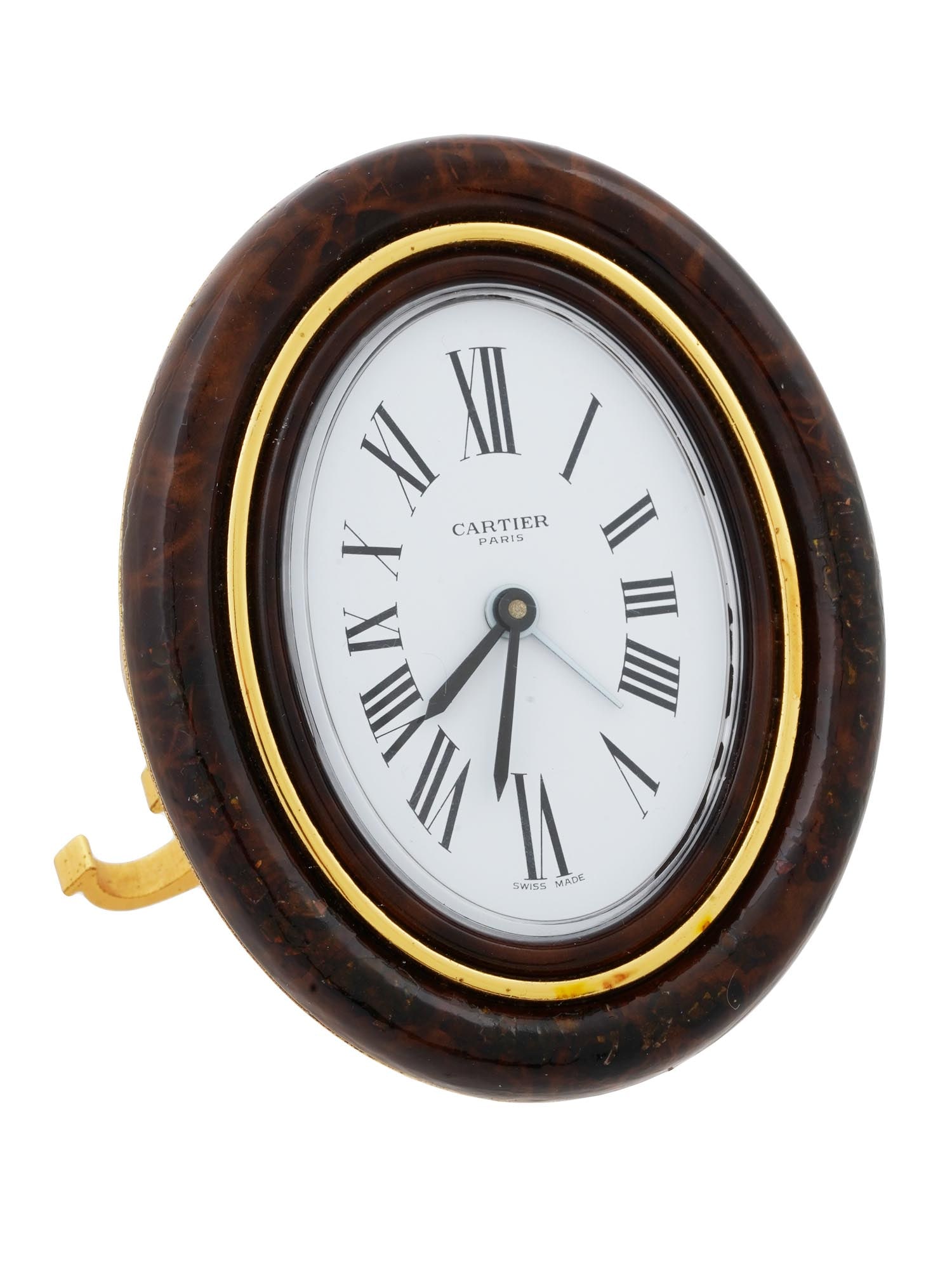 VINTAGE CARTIER BAIGNOIRE OVAL TABLE ALARM CLOCK (1 of 6)