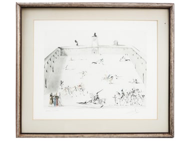 1967 ARTISTS PROOF COLOR ETCHING BY SALVADOR DALI