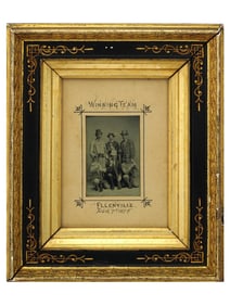 1875 AMERICAN TINTYPE PHOTO ELLENVILLE SHOOTING CONTEST