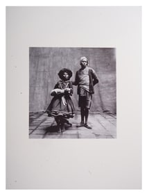 CUZCO COUPLE SHEET FED GRAVURE PHOTO BY IRVING PENN