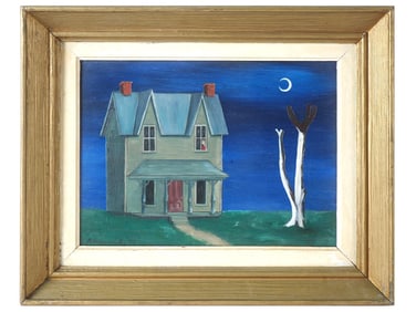 AMERICAN LADY OIL PAINTING BY GERTRUDE ABERCROMBIE