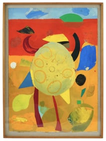 AMERICAN KARINA CAVAT KACHADOORIAN ABSTRACT PAINTING