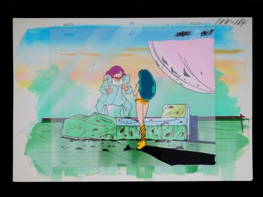 ORIGINAL JAPANESE URUSEI YATSURA ANIME PRODUCTION CEL