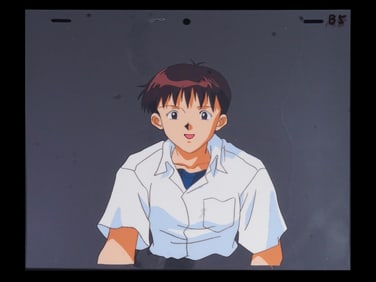 1995 ORIGINAL IKARI EVANGELION ANIME PRODUCTION CEL