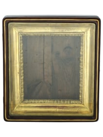 ANTIQUE RUSSIAN ORTHODOX ICON WOODEN KIOT BOX