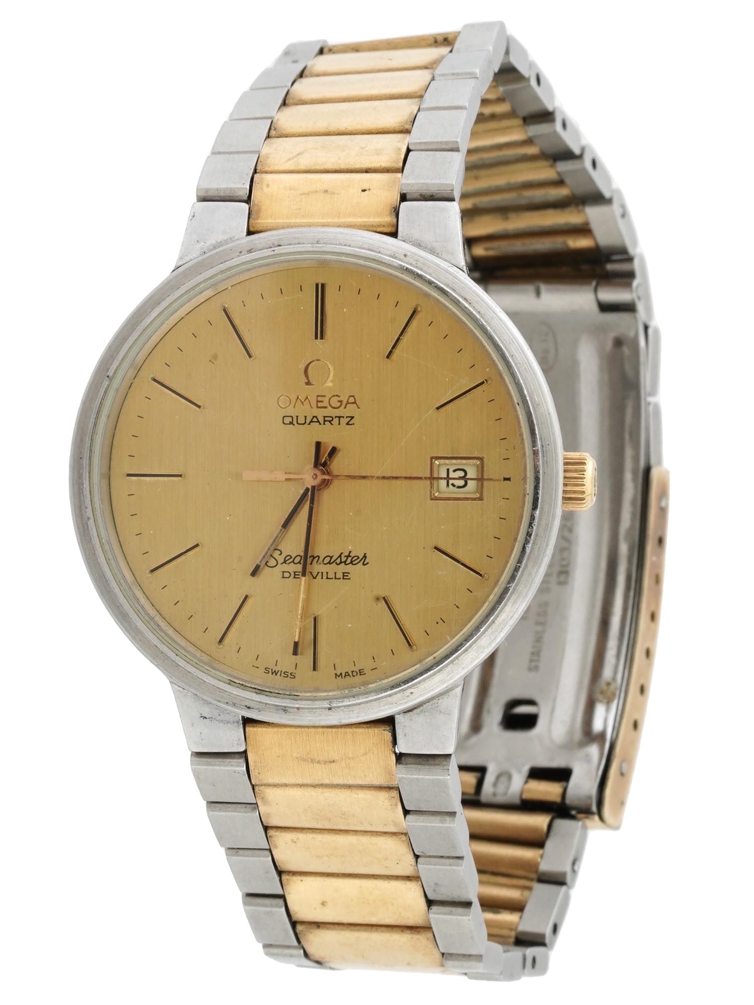 1960S OMEGA SEAMASTER DE VILLE STEEL WRISTWATCH (1 of 8)