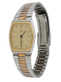 1980S OMEGA DE VILLE STAINLESS STEEL WRISTWATCH