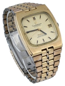 OMEGA CONSTELLATION 14K GOLD AND STEEL WRISTWATCH