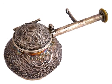 GERMAN RARE SILVER INCENSE BURNER BY J REIMANN