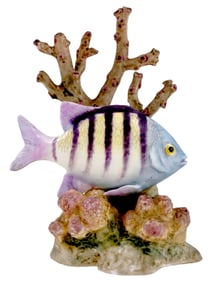ROYAL WORCESTER PORCELAIN TROPICAL FISH FIGURINE