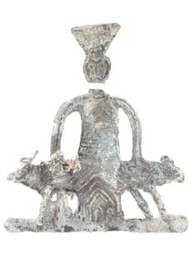 ANCIENT ROMAN LEAD VOTIVE FIGURINE OF ATARGATIS